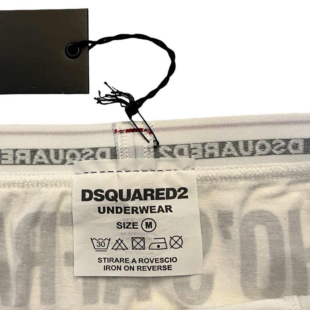 DSQUARED2 Classic White Briefs for Men - Picture 9 of 10